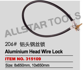 aluminium head wire lock