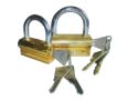 P type brass padlock