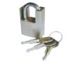 square type wrapped beam brass padlock